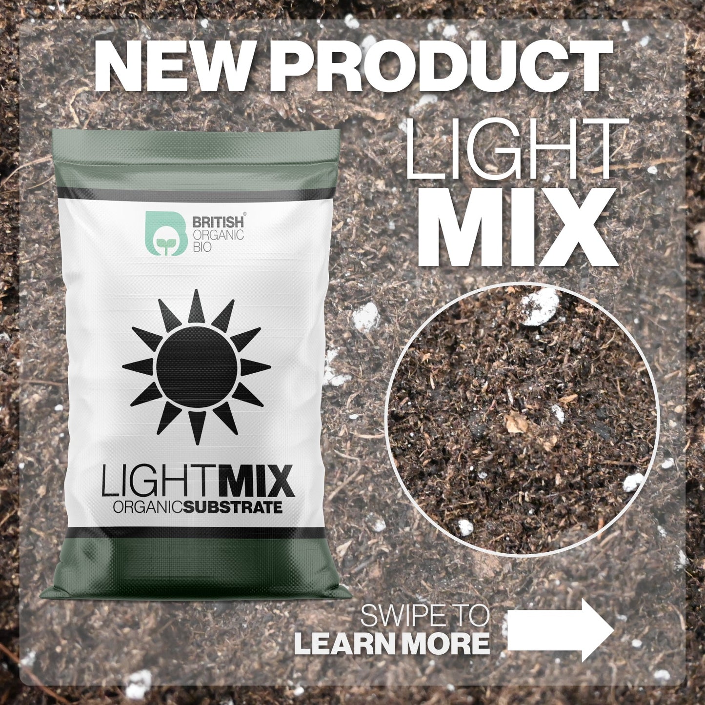 British Organic Bio Light Mix 50 litres